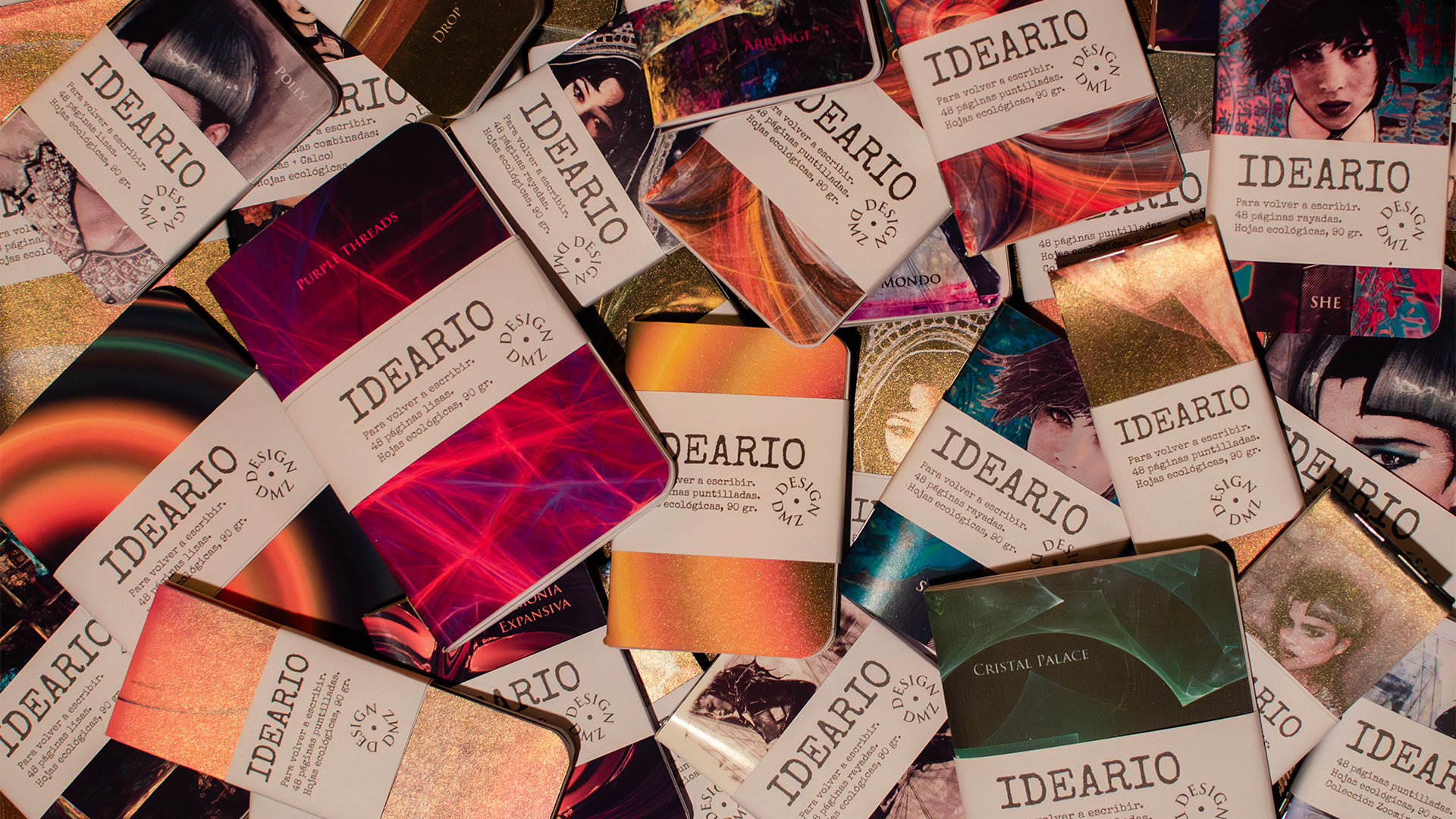 Cuadernos Idearios de diseño exclusivo diZe marneZti